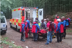 Urlauberin auf dem Weg zum Lusen gestürzt
