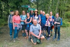 Wandergruppe auf der KÖNIG ARBER TOUR