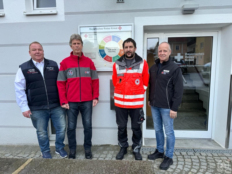 Günter Raith Gerhard Hilgart Maier Markus Josef Aigner Bereitschaftsleiter Kreisbereitschaftsleitung und Leiter der Einsatzdienste Kreisgeschäftsführer