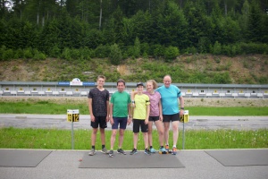 Gemeinsames Training im Hohenzollern-Skistadion