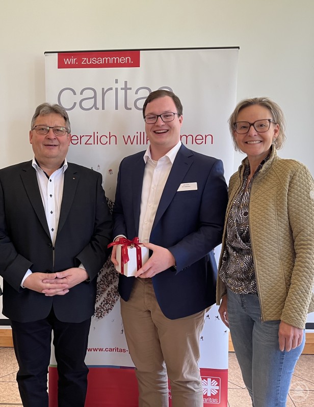 Konrad Niederländer, Julien Pursch (Orts-Caritasverein Niederalteich), Andrea Anderlik