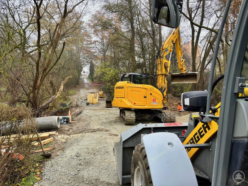 Aktuelle Baumaßnahme in Neustift