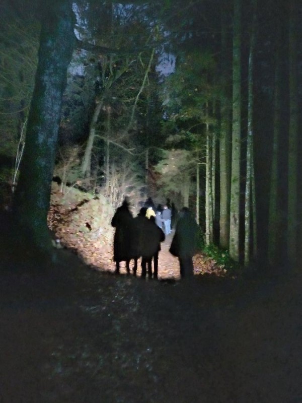 Flyer/Grafik zum Event: Taschenlampen-Wanderung am So., 01.03.2026 - Do., 30.04.2026