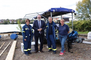 Oberbürgermeister besucht internationales THW-Training