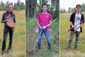 Jugendliche aus der ganzen Welt helfen im Nationalpark