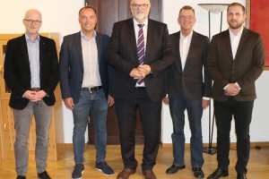 Strabag AG stellt sich bei Oberbürgermeister Jürgen Dupper vor