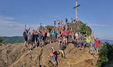 350 glückliche Wanderer. Das Bodenmaiser Wanderevent „Die Herausforderung“ erstmals mit so vielen Teilnehmern