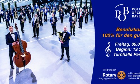 Mit Swing und Esprit ins neue Jahr – Neujahrskonzert mit dem Polizeiorchester Bayern in Perlesreut