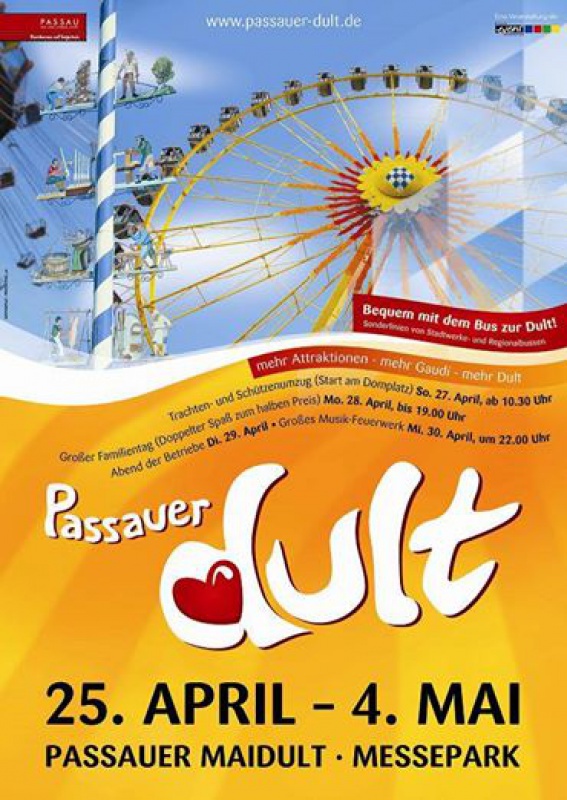 Flyer/Grafik zum Event: Maidult Passau 2014 am Fr., 25.04.2014 - So., 04.05.2014