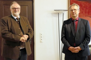 Oberbürgermeister empfängt neuen evangelischen Dekan