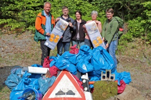 Müll aus – Natur an