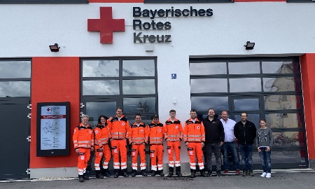 Frisch gebackene Rettungsdiensthelfer beim BRK-Kreisverband Freyung-Grafenau