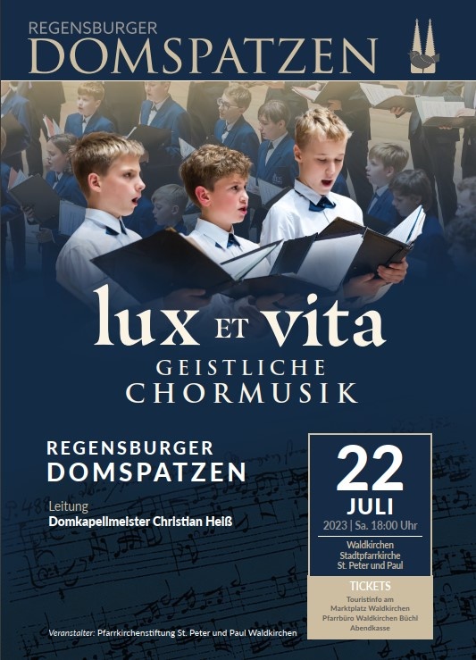 Flyer/Grafik zum Event: Regensburger Dompatzen in Waldkirchen am Sa., 22.07.2023 ab 18:00 Uhr