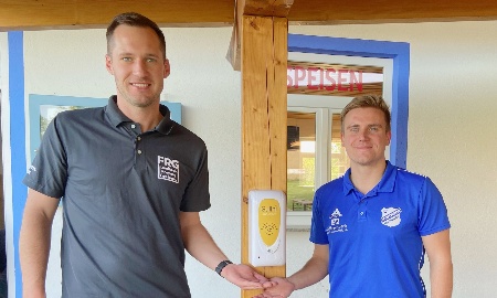 Kostenlose Sonnencremespender für Vereine Landratsamt bietet Präventionsmöglichkeit für Sportvereine mit Aktivitäten im Freien