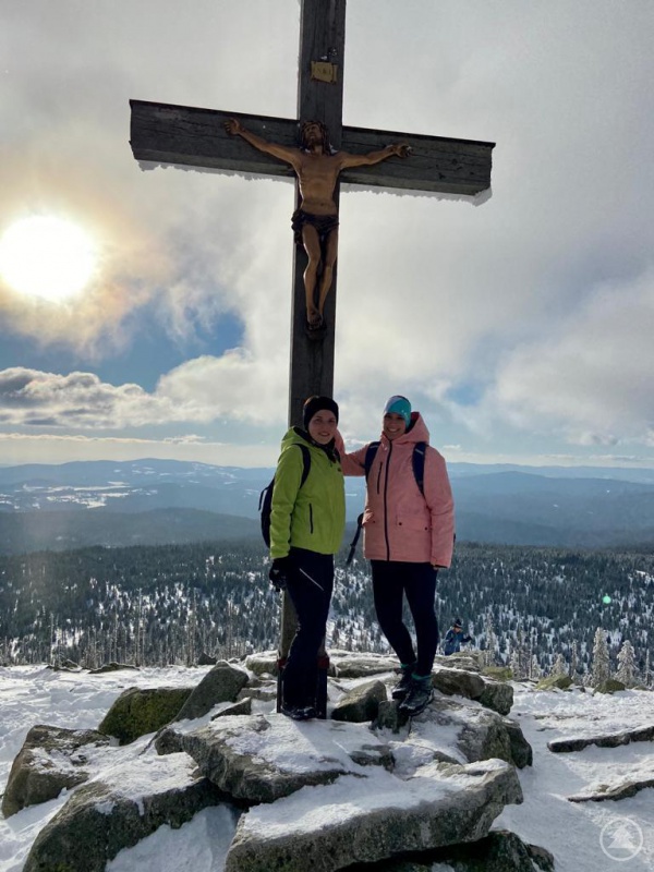 Marlies und Xenia machten eine Wandertour auf den Lusen.