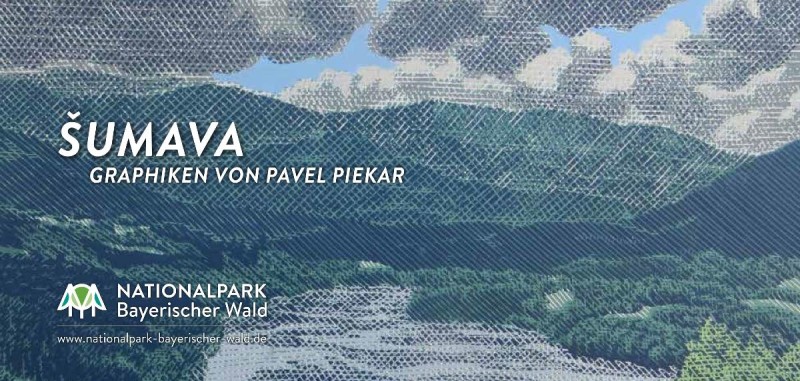Flyer/Grafik zum Event: Šumava Graphiken von Pavel Piekar am Fr., 21.03.2025 - Fr., 25.07.2025 von 09:00 bis 18:00 Uhr