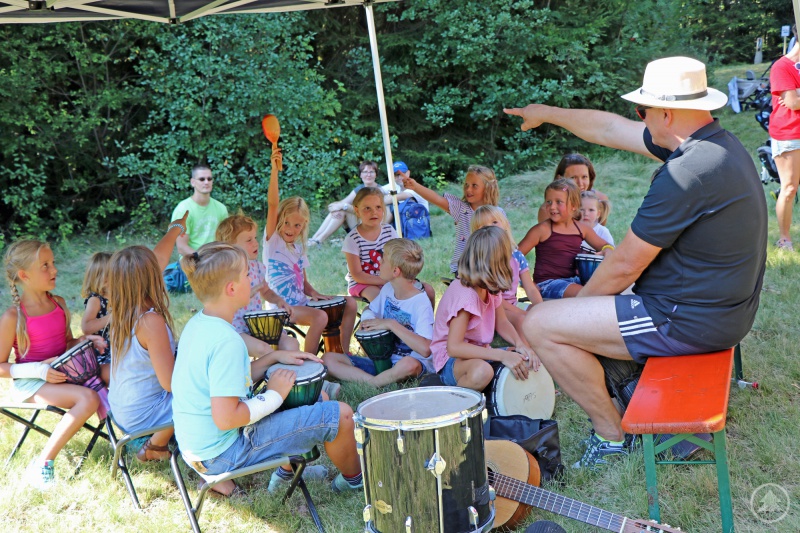 Die „Klopfenden Spechte“ sorgten zusammen mit Balboo für den richtigen Rhythmus.