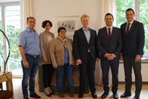 Landrat begrüßt Nachwuchskräfte