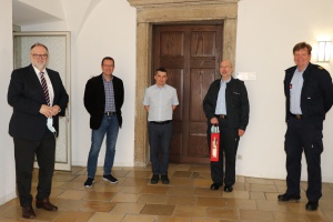 Dieter Schlegl und Sebastian Fehrenbach als Örtliche Einsatzleiter verabschiedet