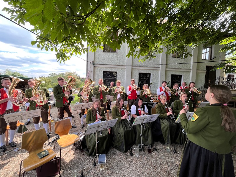 Flyer/Grafik zum Event: Konzert der Blaskapelle Freinberg am Fr., 18.07.2025 ab 15:30 Uhr