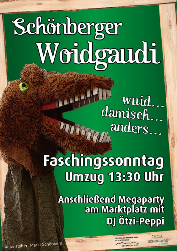 Schönberger Woidgaudi Flyer