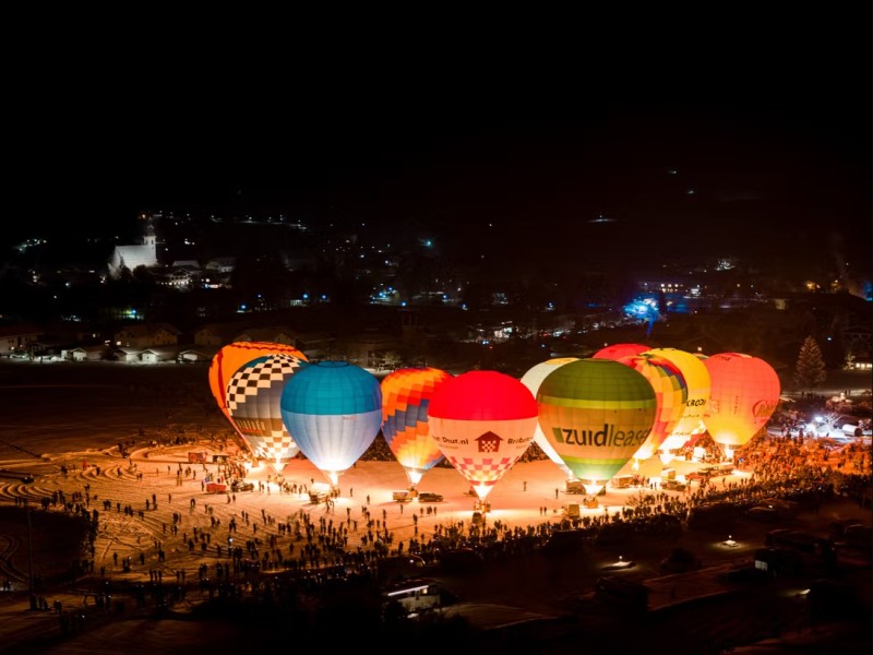 Flyer/Grafik zum Event: Winter-Ballonglühen Inzell 2026 am Fr., 30.01.2026 ab 16:00 Uhr