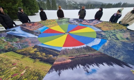 Grenzenlos lernen im Schnee &ndash; Realschule Grafenau und Partnerschule aus Tschechien auf Winterexpedition