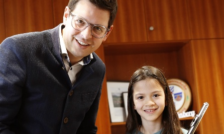 Extra fein geflötet: Amelie Hartl gewinnt Concertino-Landessieg