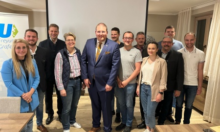 JU Freyung: Ehrungen für König, Dr.-Ing. Weber und Weishäupl