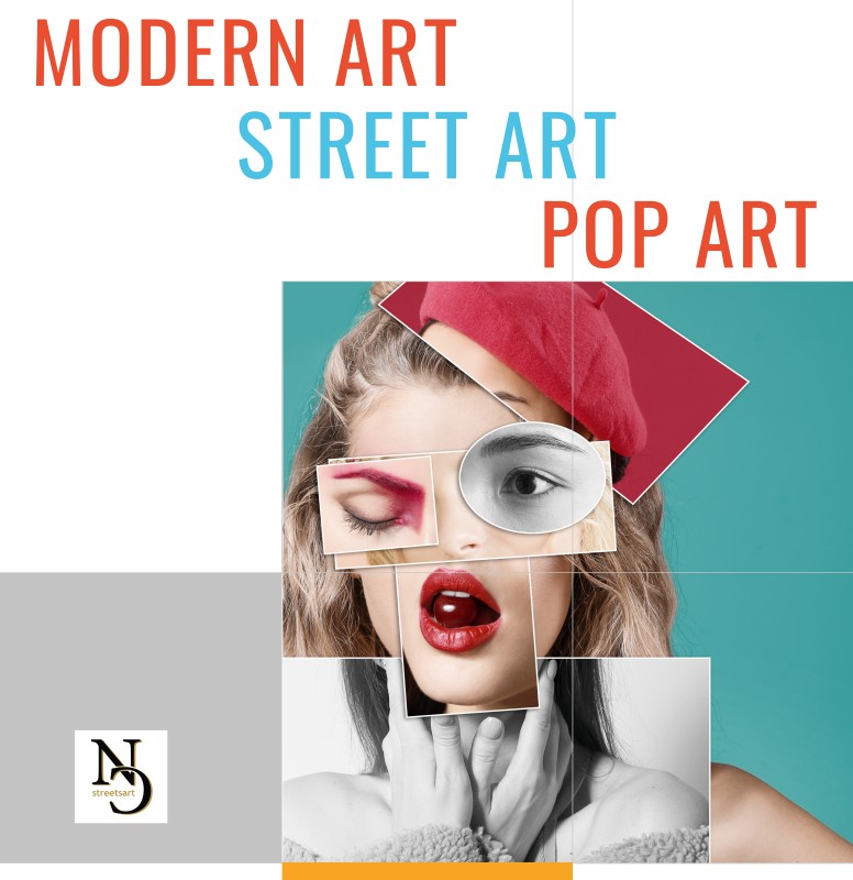 Flyer/Grafik zum Event: Modern Art, Street Art, Pop Art - von der Idee zum fertigen Kunstwerk (3-Tages-Kunst-Workshop) am Sa., 24.01.2026 - Sa., 07.02.2026