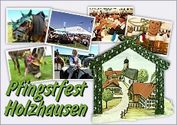 Flyer/Grafik zum Event: Pfingstfest Holzhausen am Sa., 23.05.2015 - Mo., 25.05.2015