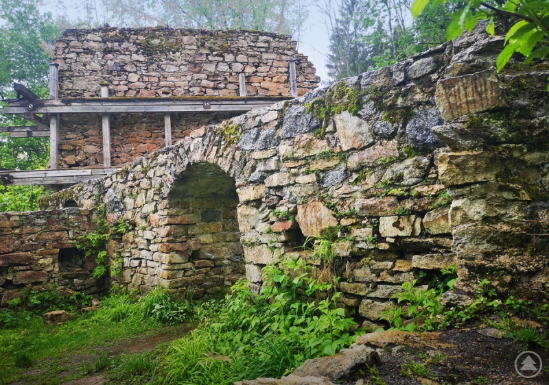 Die Burgruine Diessenstein an der Ilz