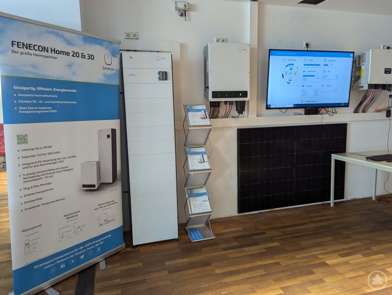 Energiespeicheranlage von FENECON, einem Deggendorfer Partnerunternehmen des BEZ