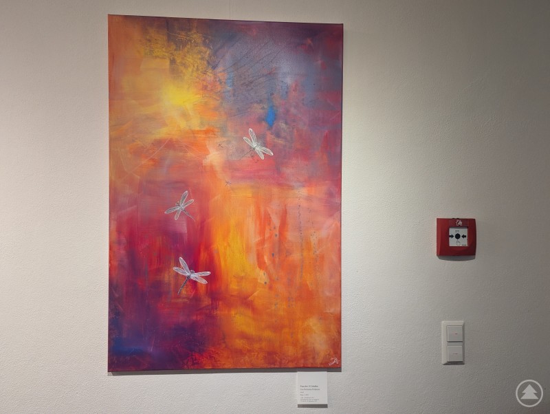 Libellen Acrylbild von Lisa Bermann-Pielmeier