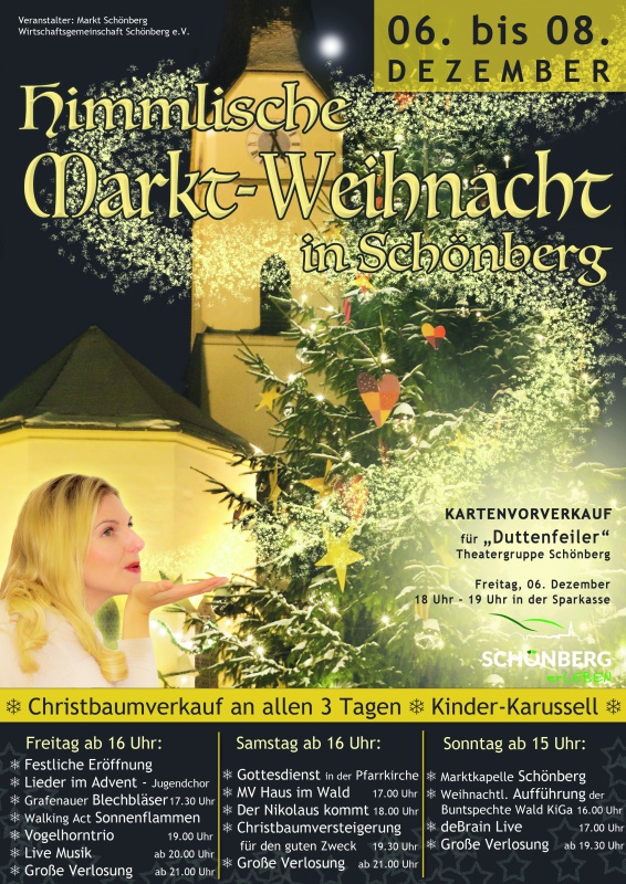 Flyer/Grafik zum Event: Himmlische Markt-Weihnacht am Fr., 06.12.2019 - So., 08.12.2019