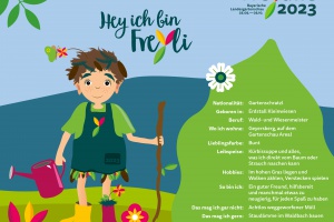 Maskottchen der Bayerischen Landesgartenschau heißt „FreYli“