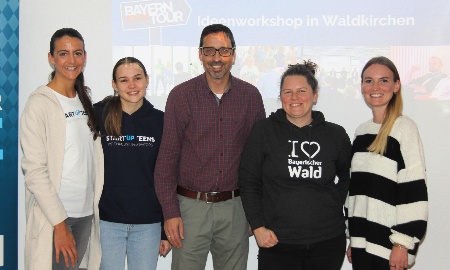 Unternehmerisches Denken & Handeln in der Schule: Die STARTUP TEENS Bayerntour macht Station in Waldkirchen