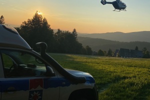 „Hubschrauber-Rettung“ der Grafenauer Bergretter