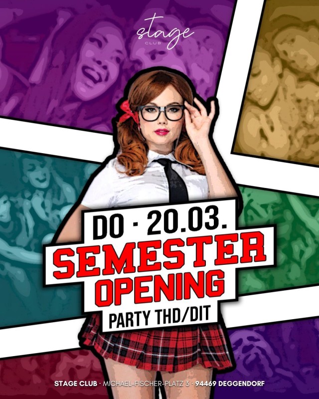 Flyer/Grafik zum Event: Semester Opening Party THD/ DIT am Do., 20.03.2025