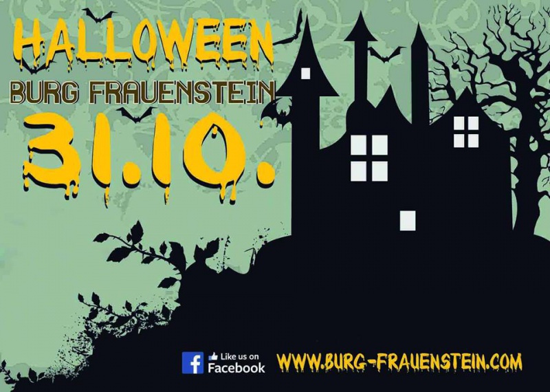 Flyer/Grafik zum Event: Halloween auf Burg Frauenstein am Mo., 31.10.2016