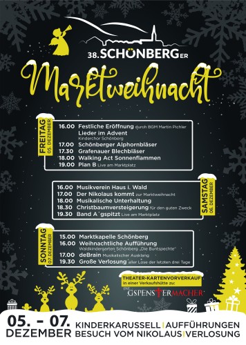 Marktweihnacht am Marktplatz Schönberg