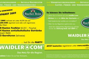 Mit WAIDLER.COM ein Partypaket gewinnen! 2009
