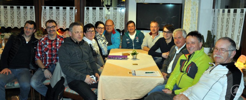 Das Organisationskomitee des FIS-OPA Continental-Cup um OK-Leiter Herbert Unnasch und seinen Stellvertreter Karl-Heinz Eppinger.