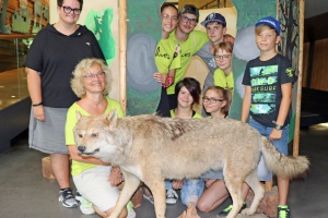 Schüler gestalten Ausstellung zum Wolf