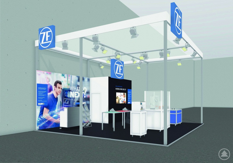ZF wird wieder mit einem großen Stand auf der Ausbildungsmesse in der Dreiländerhalle vertreten sein.