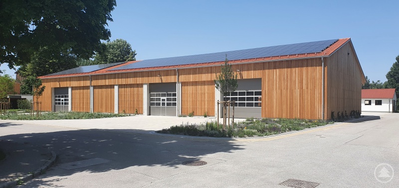 Gebäude des sanierten Lehrguts am Agrarbildungszentrum Landshut-Schönbrunn