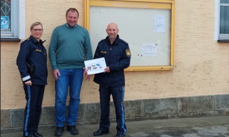 Kurzer Draht zur Polizei - Bürgermeister zufrieden