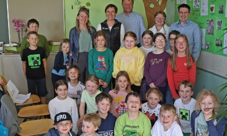Gr&uuml;nes Klassenzimmer in Lindberg begeistert Sch&uuml;ler