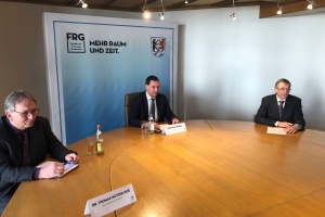 Pressekonferenz im Landkreis FRG anlässlich dem neuen Corona-Fall