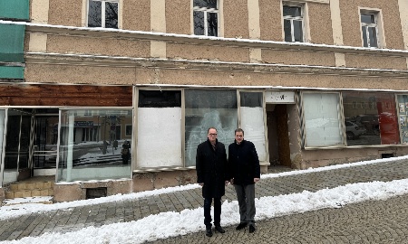 Landtagsabgeordneter Martin Behringer besucht Bürgermeister Mayer